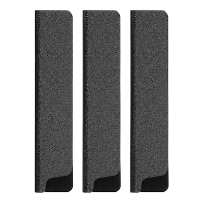 3Pcs Knife Edge Guards ABS Knife Cover Sleeves Knife Blade Protector - Black