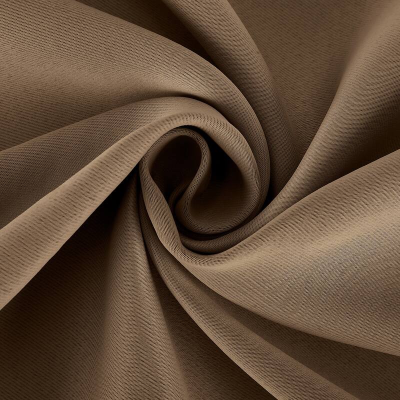 Sun Zero Saxon Energy Saving Blackout Grommet Curtain Panel, Single Panel