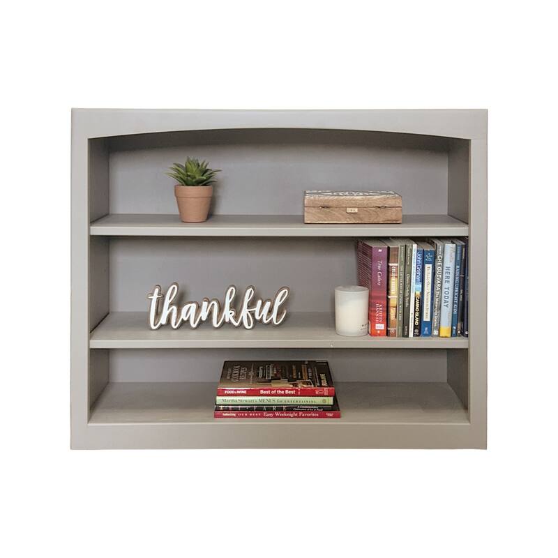 Arch+Haven Solid Wood Bookcase 36 x 30