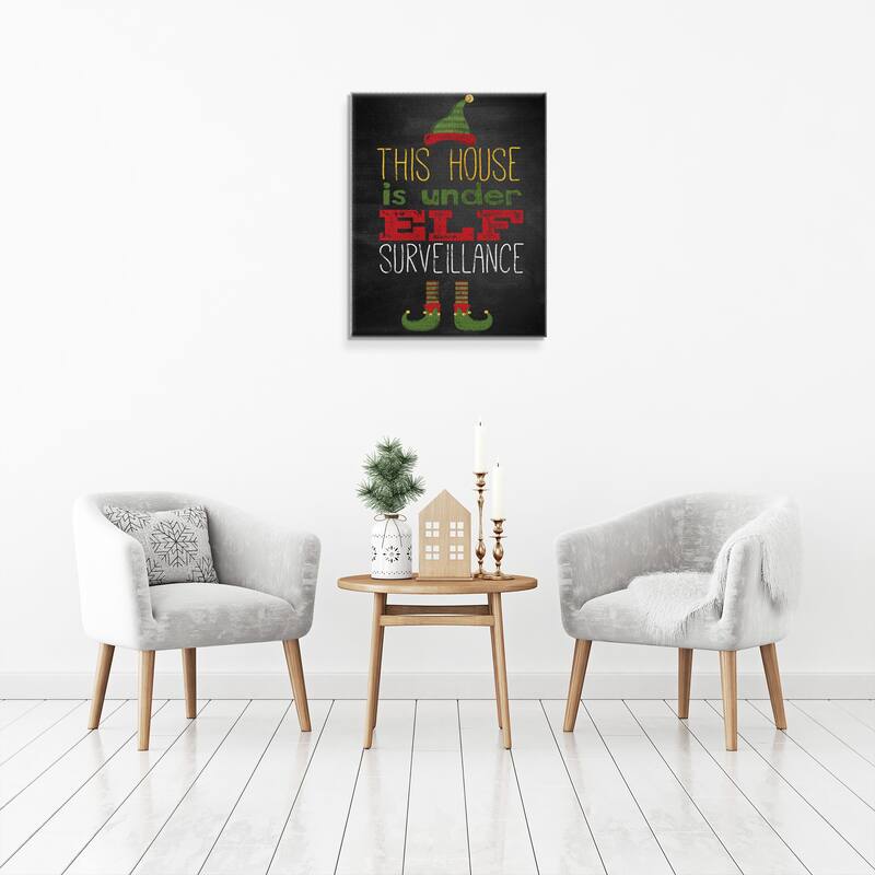 Elf Surveillance Canvas Art Print