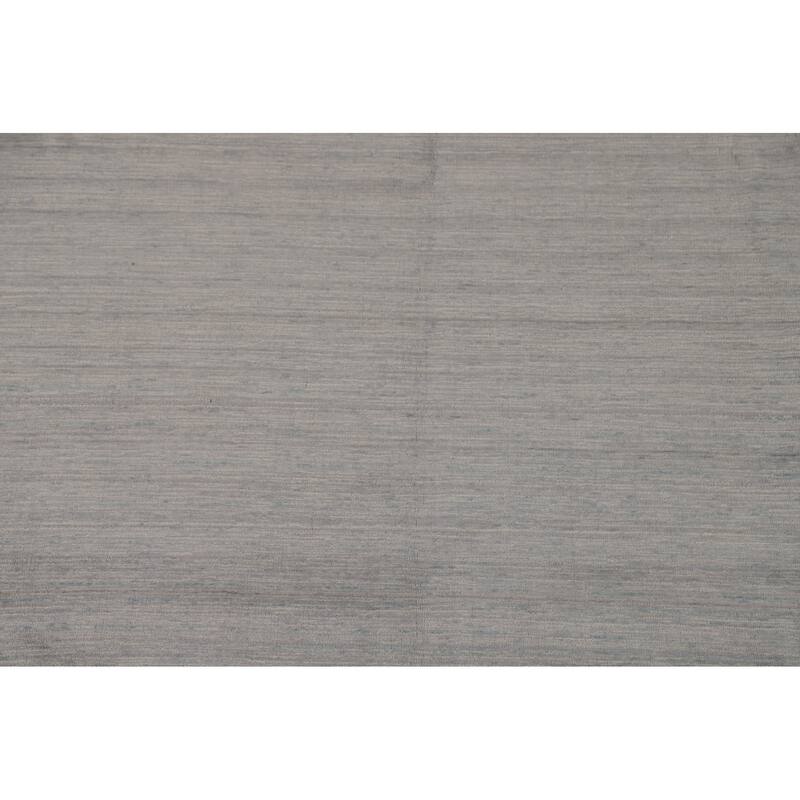 Striped Gabbeh Indian Area Rug Wool Carpet - 8'9" x 11'7"