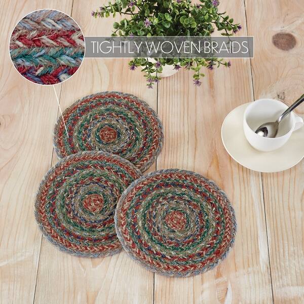Multi Jute Trivet 8 inch Diameter Set of 3 Bed Bath & Beyond 39064305