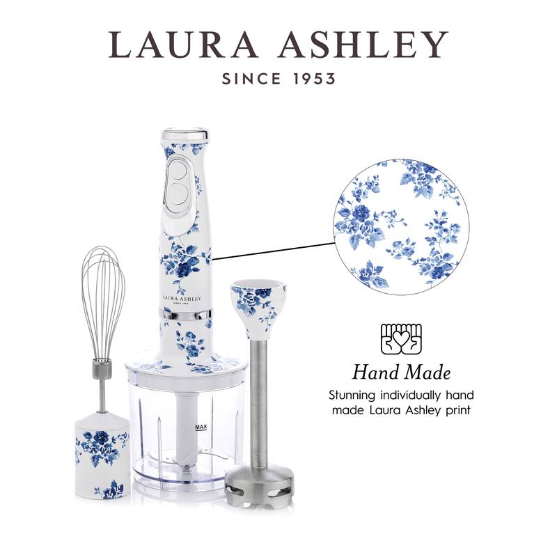Laura Ashley powered by VQ 4-in-1 Hand Blender China Rose