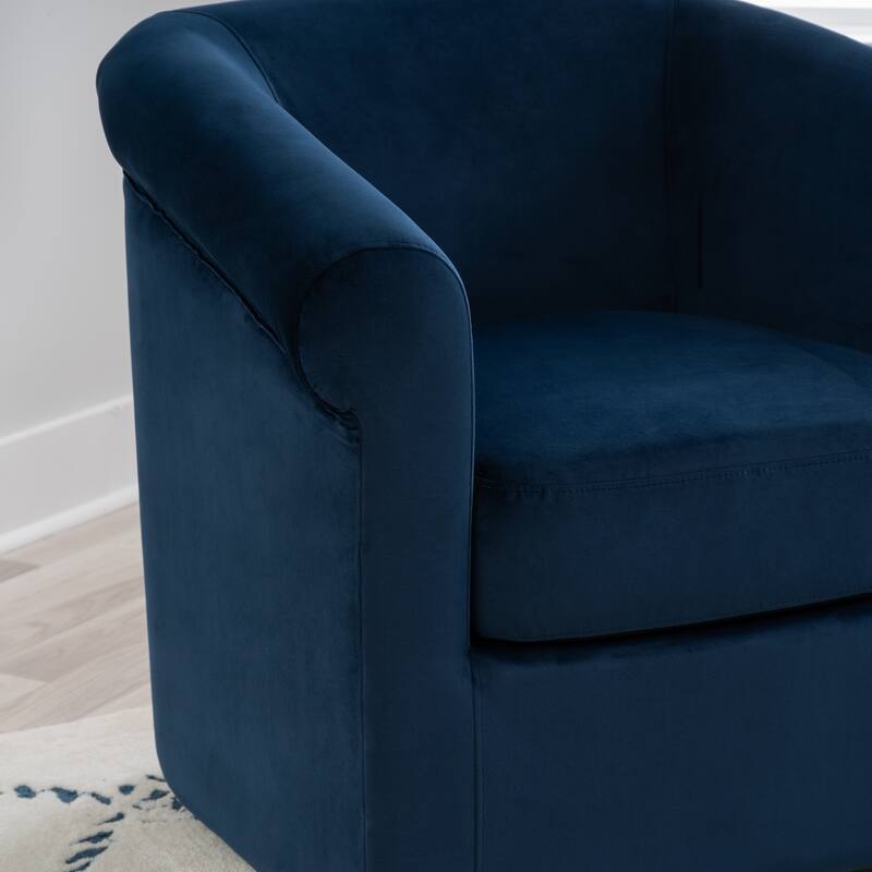 Moriarty Velvet Swivel Chair