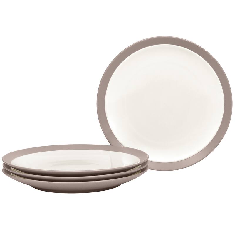 Noritake Colorwave Set Of 4 Curve Salad Plates, 8-1/2" - Clay