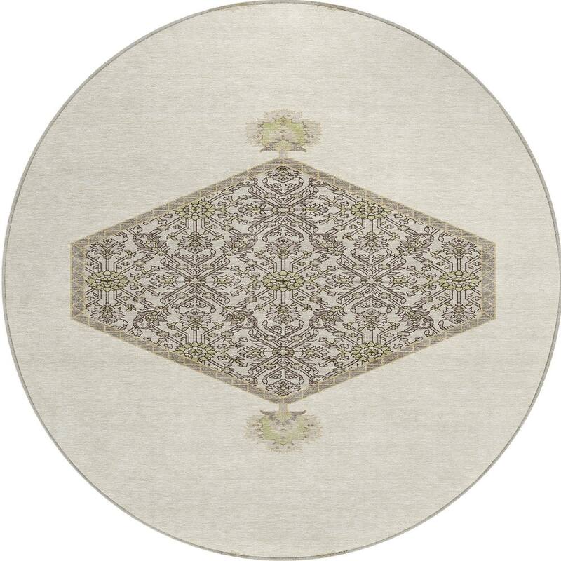 HomeRoots Oriental Traditional Rectangle Outdoor Rug