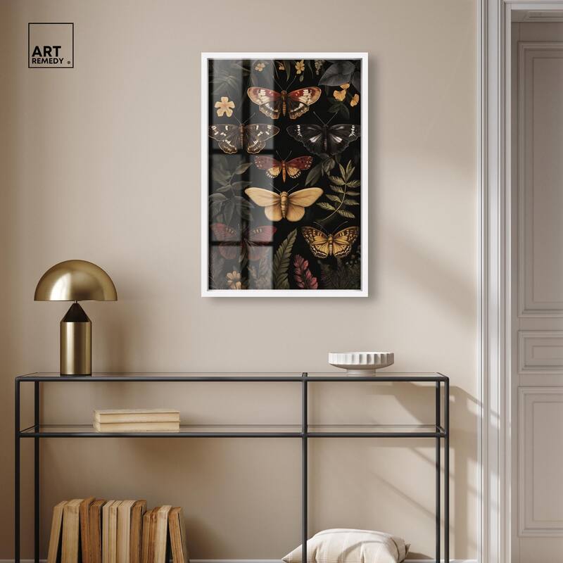 Winged Visitors III Shadowbox by Art Remedy
