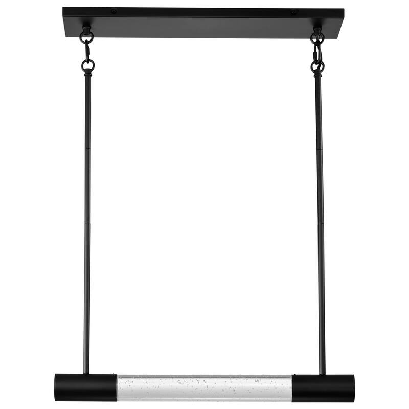 Lacey 23 Inch LED Island Pendant RGB/TW Starfish Enabled Matte Black with K9 Bubble Crystal