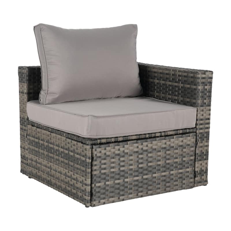 8 Piece Outdoor Patio Sofa Set,Sectional Wicker Patio Conversation Set - N/A