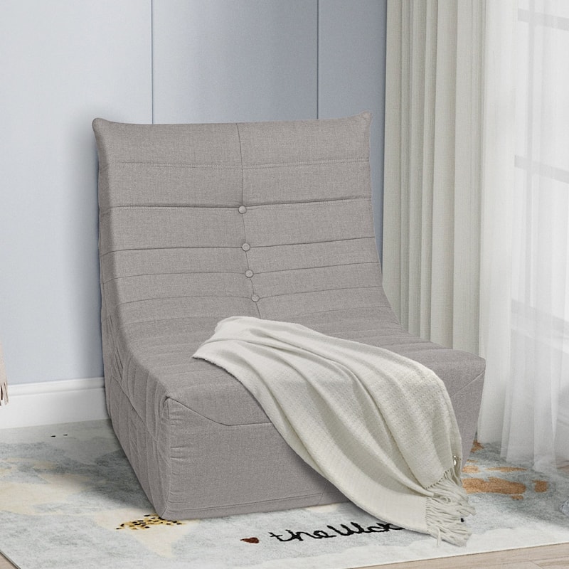 Bean Bag Chair, Big Beanbag Chair Floor Couch, Fireside Chair Memory Foam Lounge Chair for Living Room Bedroom, Office