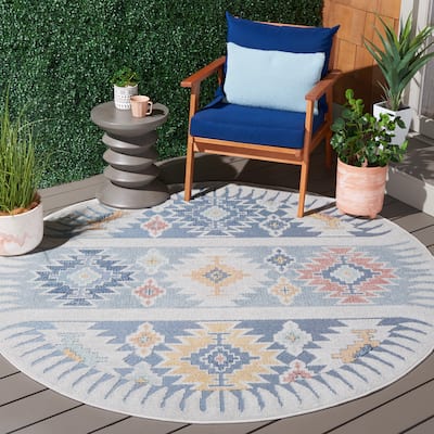 SAFAVIEH Sarasota Yukari Indoor/ Outdoor Waterproof Patio Backyard Rug