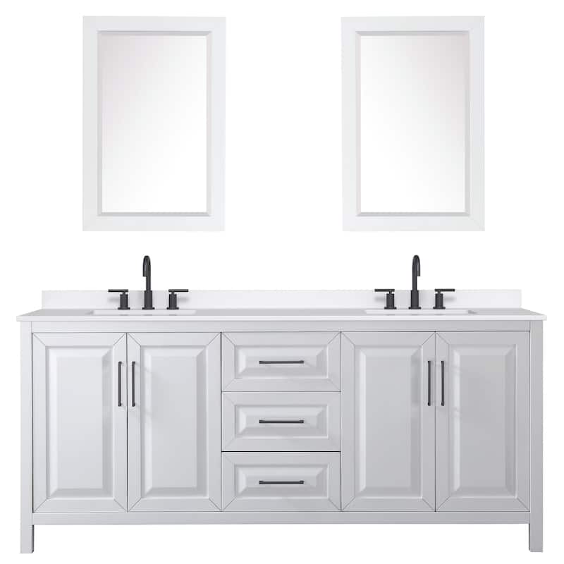 Wyndham Collection WCV252580D-QTZ-US3M24 Daria 80" Free Standing