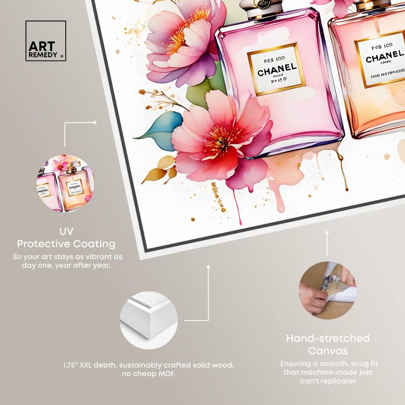 Floral Fragrance Canvas by Art Remedy