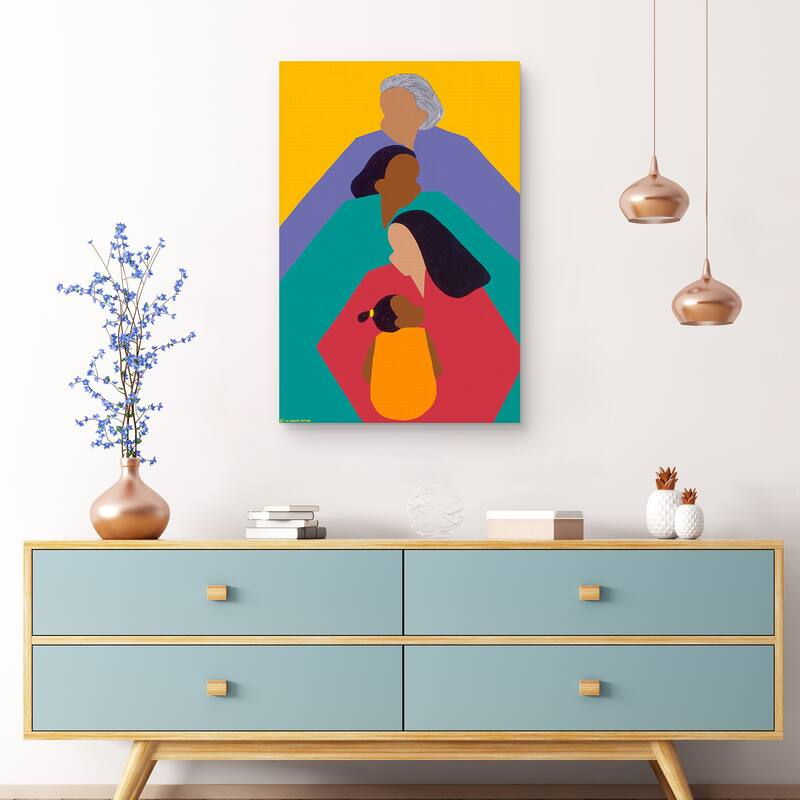 Generations by Synthia SAINT JAMES Canvas Art Print