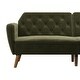 preview thumbnail 14 of 47, The Novogratz Tallulah Velvet Fold-down Memory Foam Futon