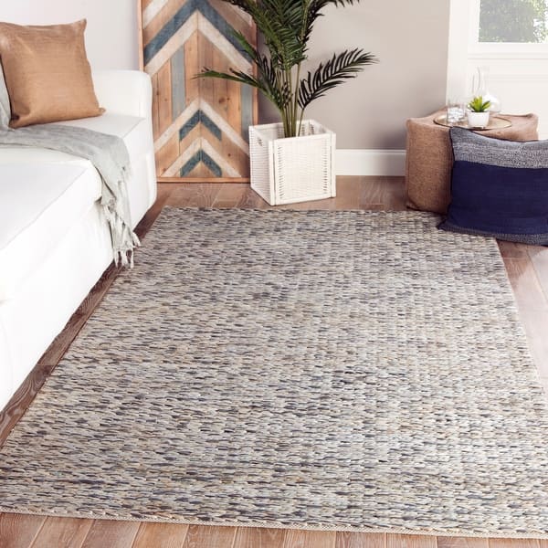 slide 2 of 16, Cyanic Natural Solid Area Rug