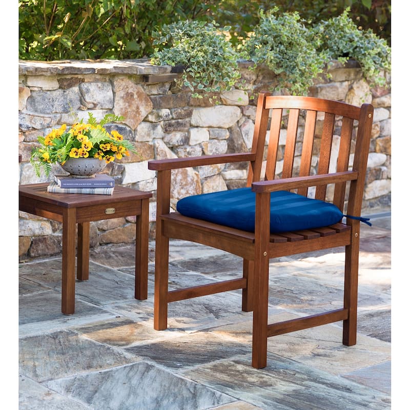 Eucalyptus Wood Side Table, Lancaster Outdoor Furniture Collection - Natural