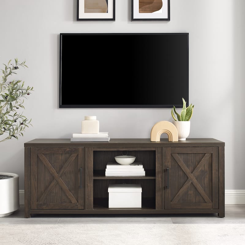 Crosley Gordon 58" Low Profile Tv Stand - 15.75"x58"x22"
