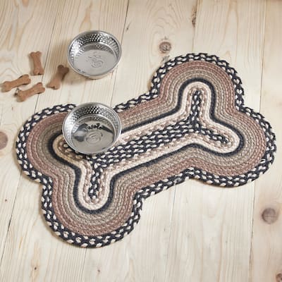 Sawyer Mill Charcoal Creme Indoor/Outdoor Medium Bone Rug 15x23 - 3'6"