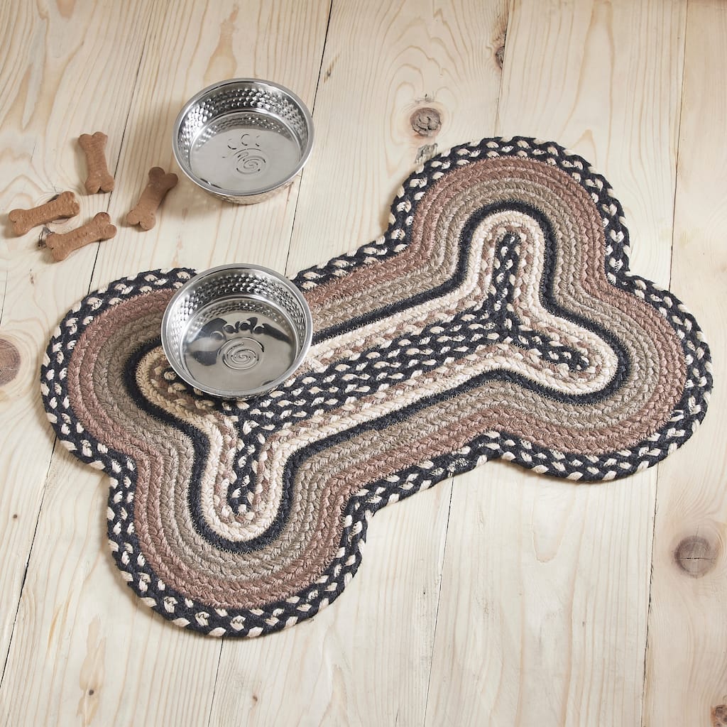 Sawyer Mill Charcoal Creme Indoor/Outdoor Medium Bone Rug 15x23 - 3'6"