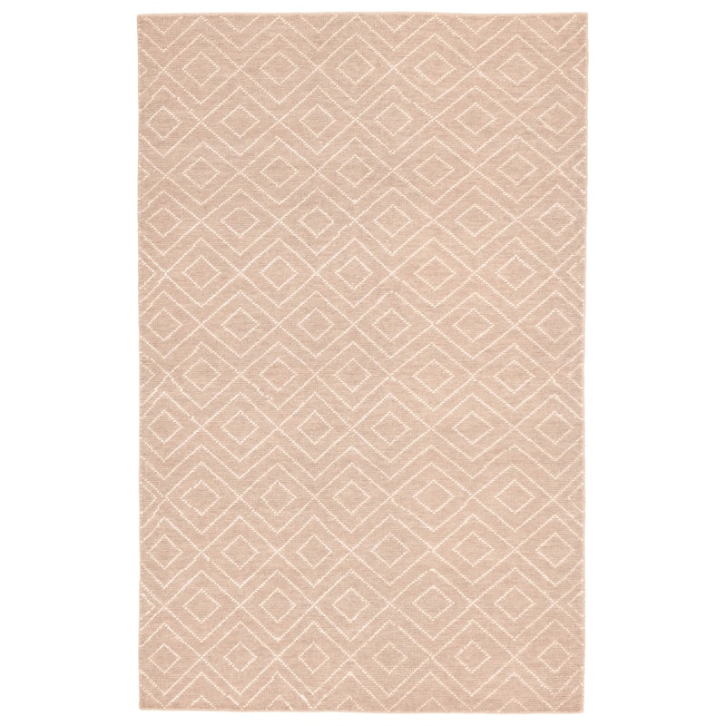 ECARPETGALLERY Hand-knotted Tangier Taupe Silk, Wool Rug - 5'1 x 7'11