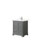 Option Dark Gray, Chrome Trim, Giotto Quartz Top