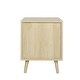 preview thumbnail 26 of 28, Rattan Nightstand Bedside Table with Rattan Drawers