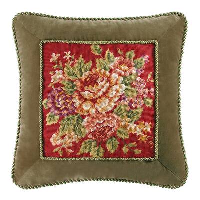 Rossa Needlepoint Pillow