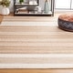 preview thumbnail 2 of 8, SAFAVIEH Handmade Kilim Liset Farmhouse Stripe Jute Rug 3' x 5' - Natural/Ivory - Rectangle