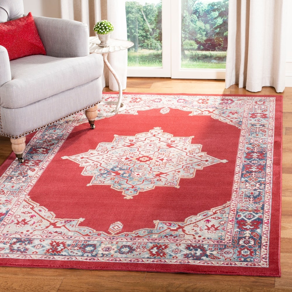 SAFAVIEH Merlot Azalee Boho Oriental Rug