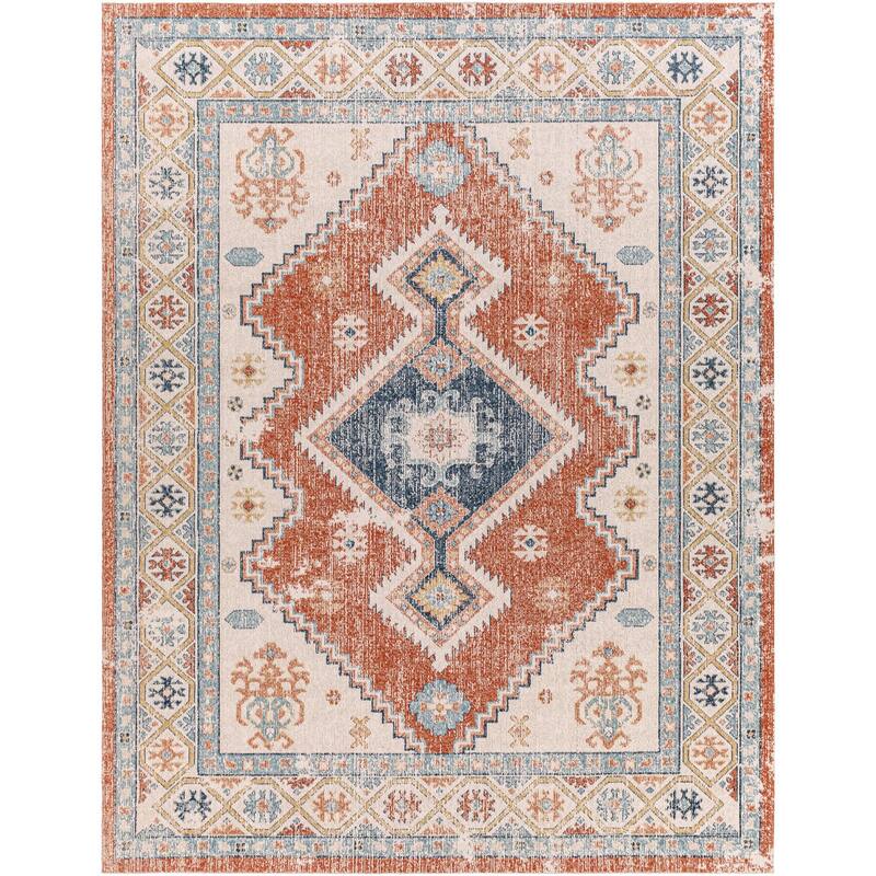 Livabliss Huntington Beach Bohemian Tribal Indoor / OutdoorArea Rug