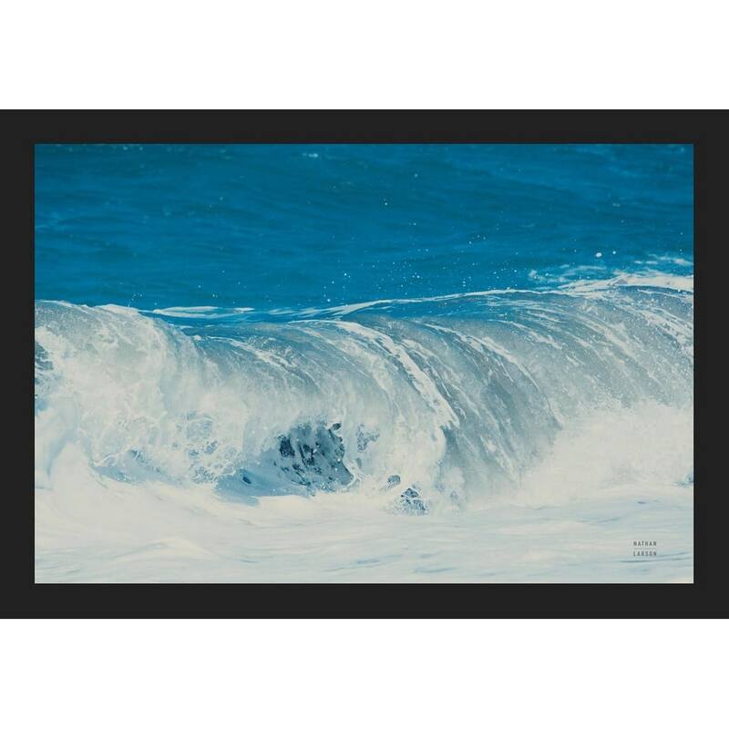 Lost Coast Waves II Framed Poster