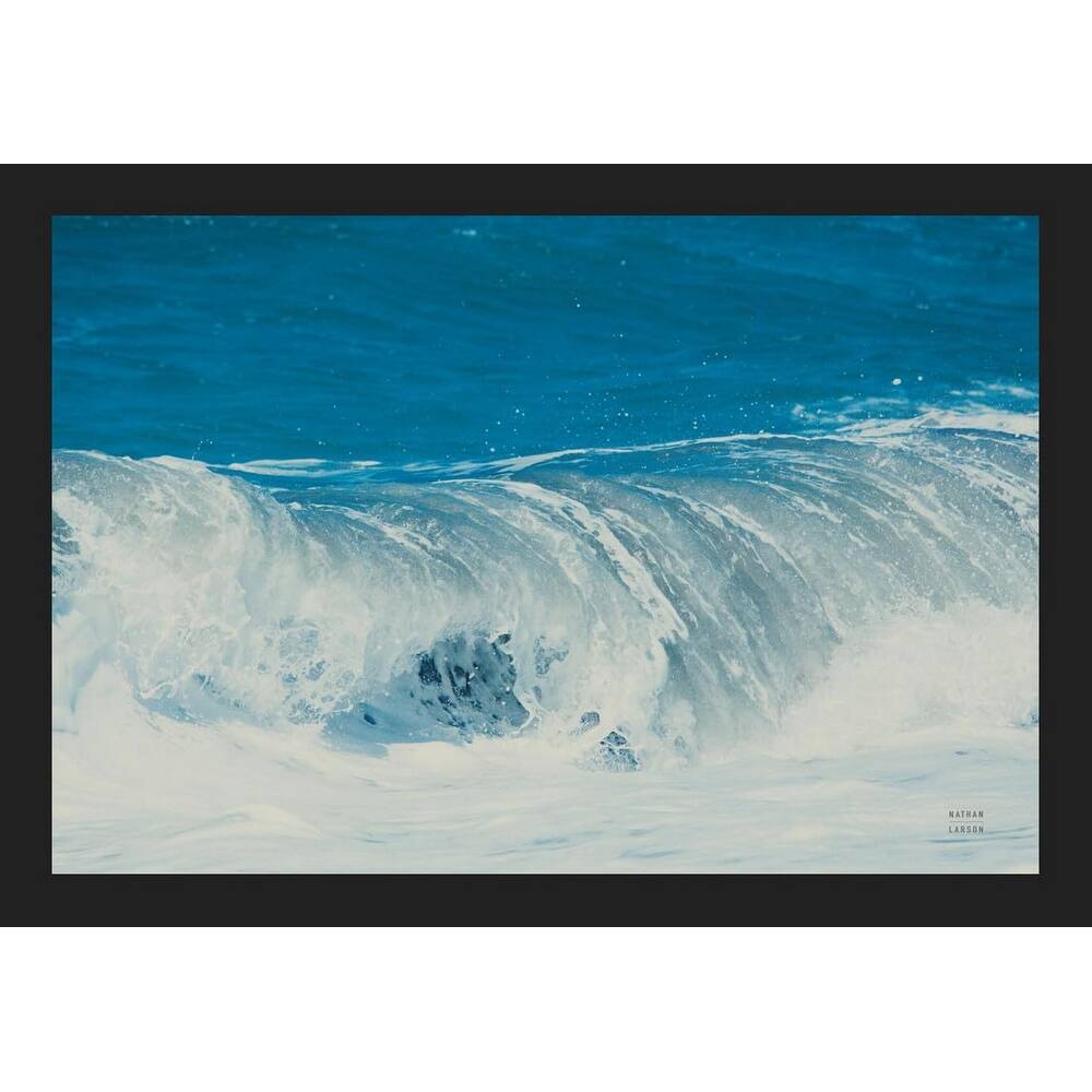 Lost Coast Waves II Framed Poster