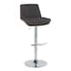 Option Charcoal Fabric/Chrome Metal