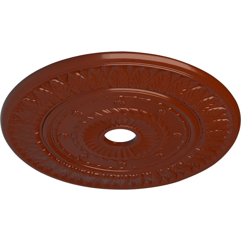 26 3/4"OD x 3 5/8"ID x 1 1/8"P Leaf Ceiling Medallion