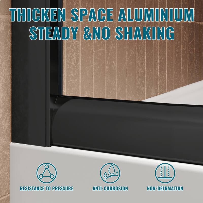 Elegant 36.7 in. W x 36.7 in. D x 72 in. H Corner Entry Curve Shower Enclosure Sliding Door with Shower Base