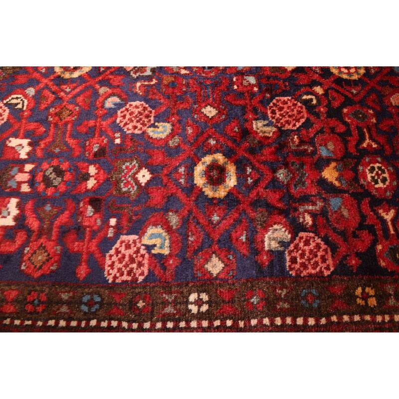 ECARPETGALLERY Hand-knotted Andelz Dark Navy Wool Rug - 3'3 x 10'5