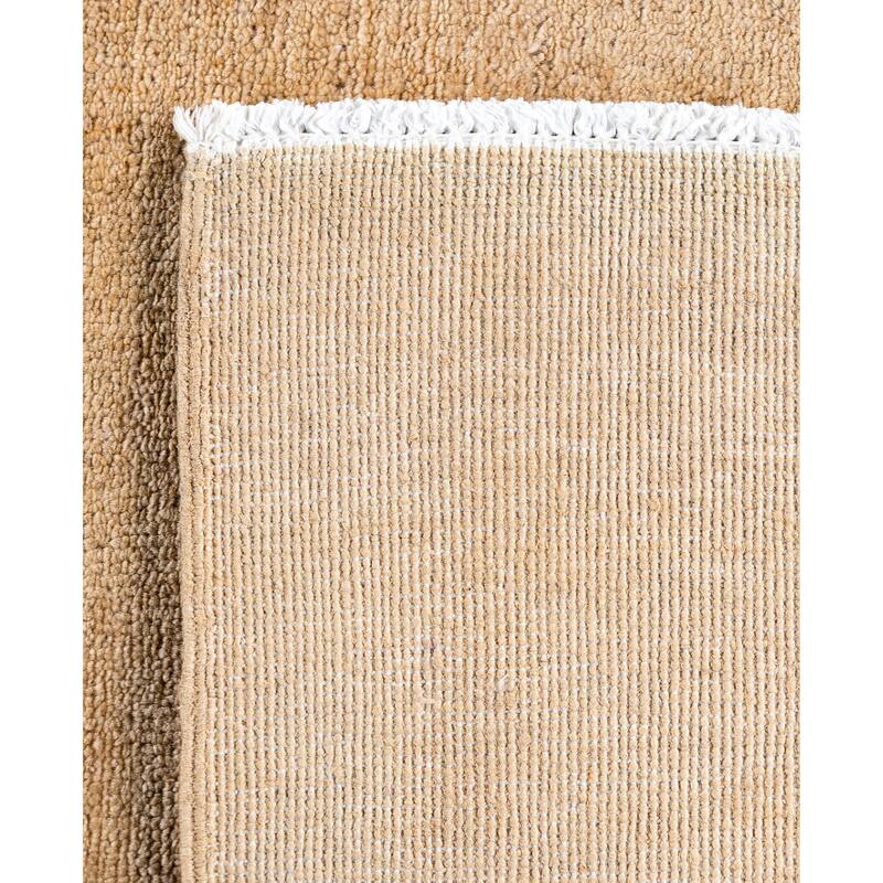 Overdyed One-of-a-Kind Hand-Knotted Runner Rug - Beige - 2' 8" x 9' 9"