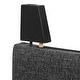 preview thumbnail 13 of 14, Bridgevine Home Tall Granite Dark Grey Square Headboard Upholstered Platform Bed