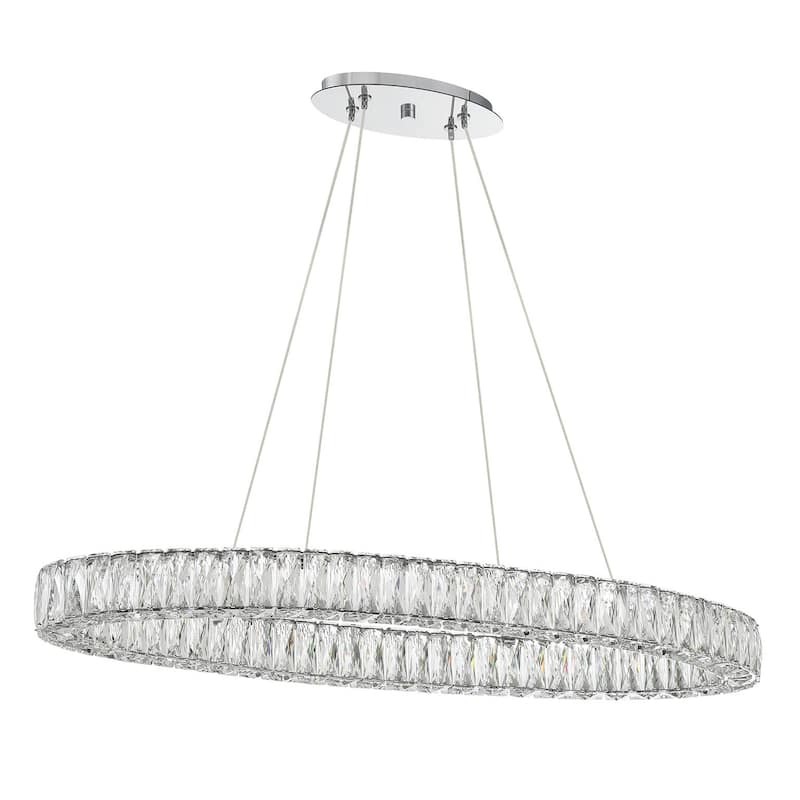 LED Chrome Chandelier