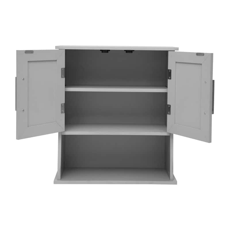 Modern Bathroom Wall Mount Medicine Cabinet with Magnetic Close Doors