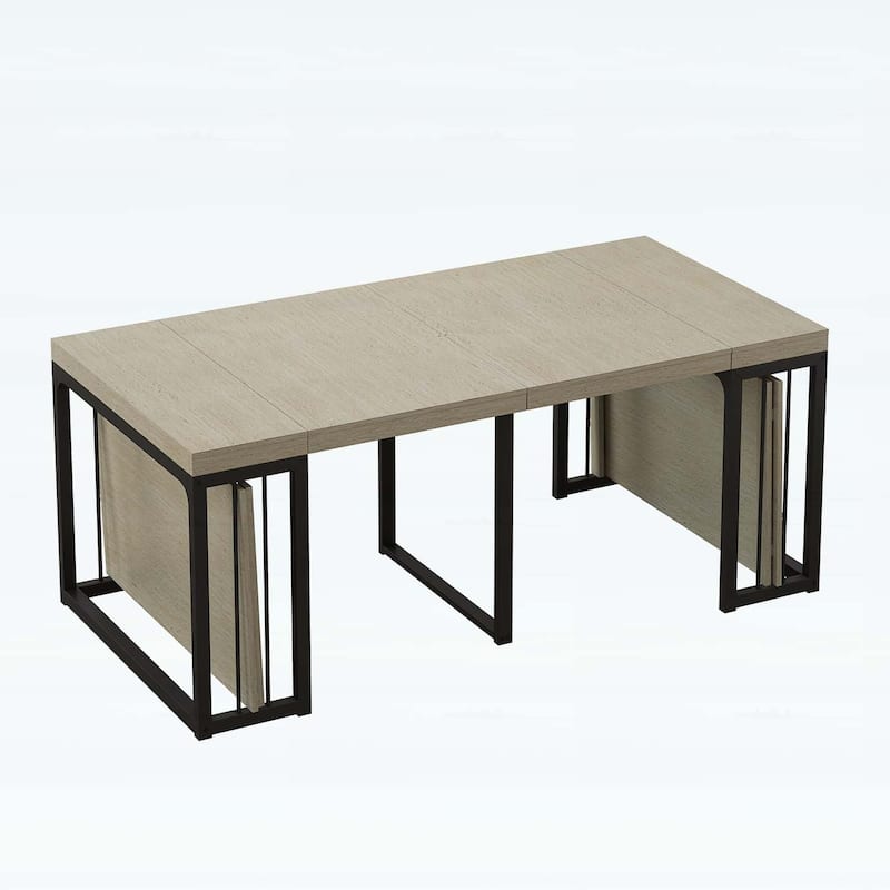 Space-Saving Wood Dining Table for Kitchen/Dining Room/Living Room