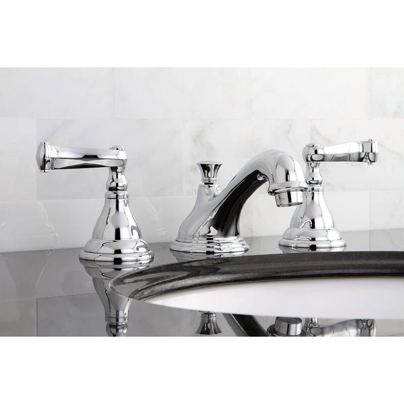 Kingston Brass Royale Widespread Bathroom Faucet with Pop-Up Drain