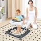preview thumbnail 16 of 32, Honeyjoy Foldable Baby Walker with 3 Adjustable Heights Comfy Padded - See Details