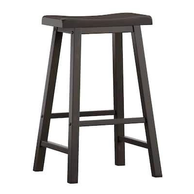 Salvador II Saddle Seat Backless Bar Stools (Set of 2) by iNSPIRE Q Classic
