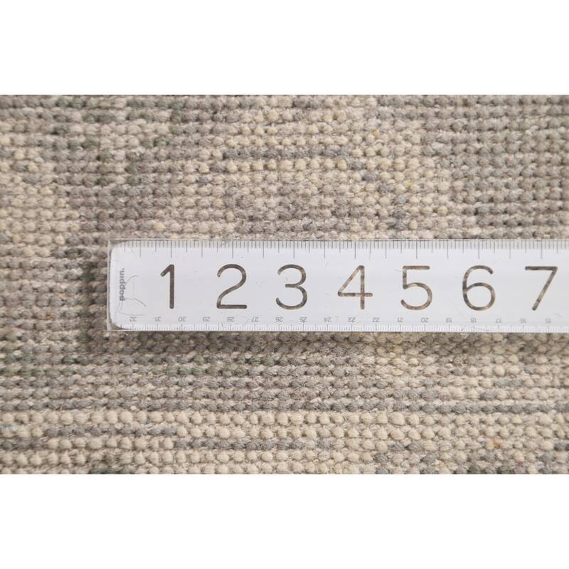 Oushak Oriental Runner Rug Hand-Knotted Wool Carpet - 2'7"x 11'8"