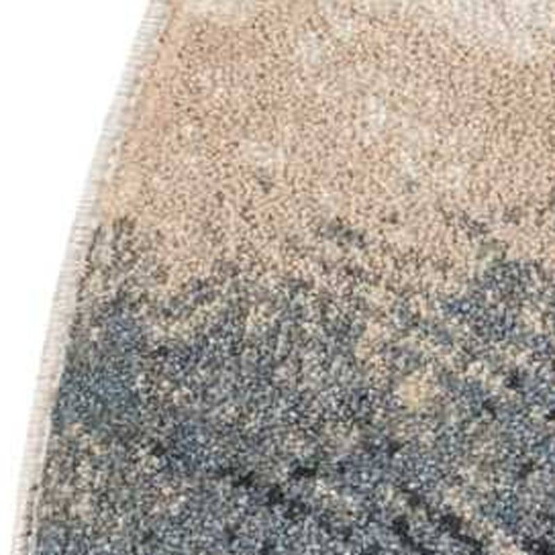 Power Loomed Geometric Abstract Modern Stain Resistant Area Rug - 46' X '46' X '0.5
