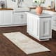 Nuloom Loni SuperiorWash Solid Machine Washable Shag Area Rug - 2' 6" x 8' - Cream - Runner