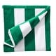 preview thumbnail 17 of 24, Linery & Co. Cotton Cabana Beach Towel Oversized- 35" x 70" - Green
