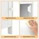 preview thumbnail 18 of 16, Bathroom Freestanding Adjustable Shelf Floor Storage Cabinet - 16" x 12" x 27.5" (L x W x H)